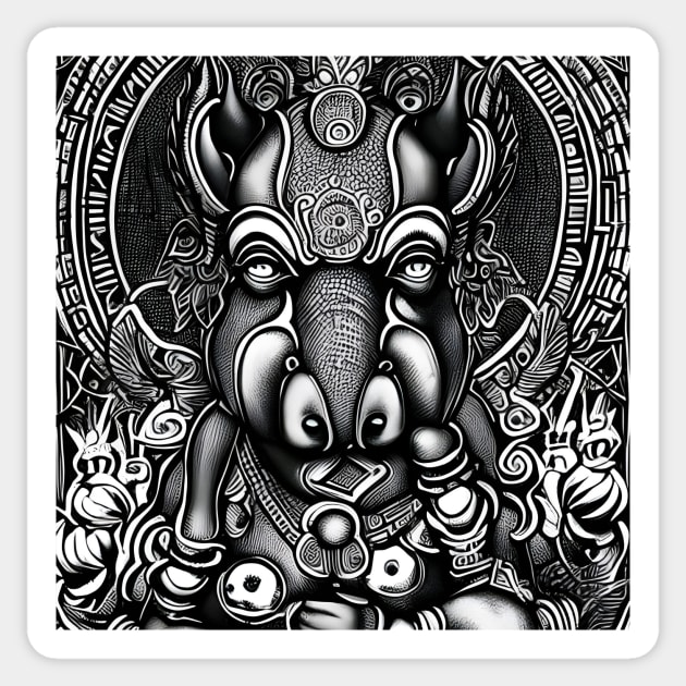 Varaha वराह Sticker by animegirlnft